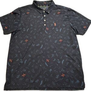 William Murray Golf Polo - Navy Blue - XL - Great Condition